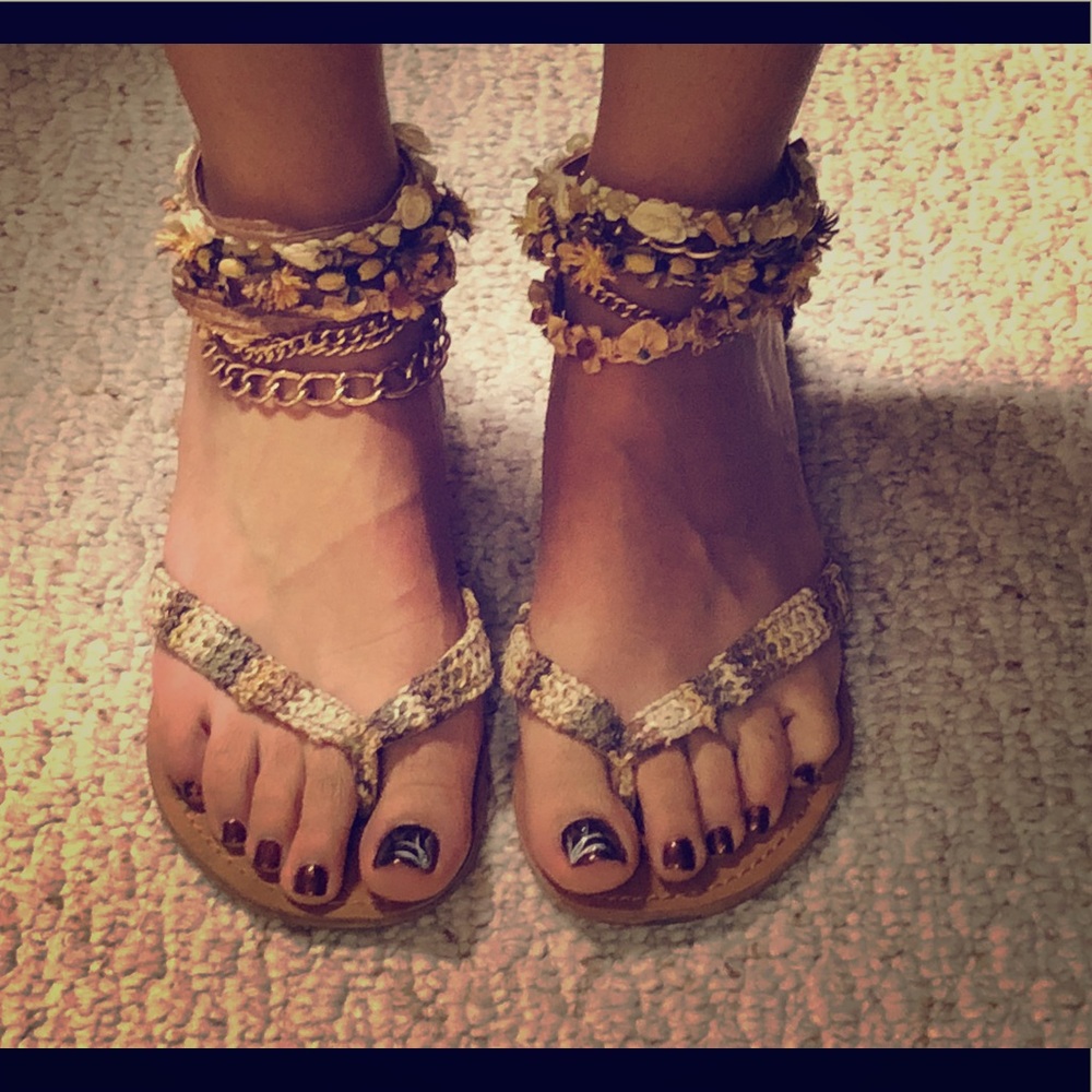 Ankle strap sandals